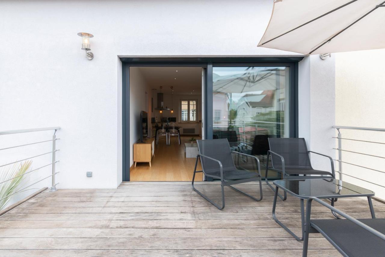 Ferienwohnung La Terrasse Du Gibet Montigny-les-Metz Exterior foto